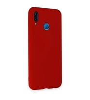 Huawei P20 Lite Kılıf Nano İçi Kadife  - Kırmızı