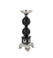 Vitale Bern Şamdan Siyah Silver 40 cm AK.IU0416