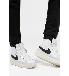 Nike Blazer Phantom Mid Leather Unisex Sneaker White Hakiki Deri Bilekli Günlük Spor Ayakkabı Beyaz