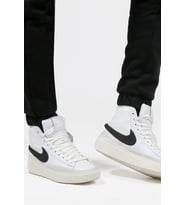 Nike Blazer Phantom Mid Leather Unisex Sneaker White Hakiki Deri Bilekli Günlük Spor Ayakkabı Beyaz