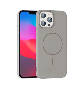 Northcity iPhone 15 Pro Max ile Uyumlu Broş Magsafe Kapak - Titan Gri Şık ve Dayanıklı