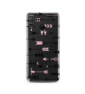 Huawei P30 Lite Uyumlu Baskılı Yumuşak Silikon Şeffaf Telefon Kılıfı