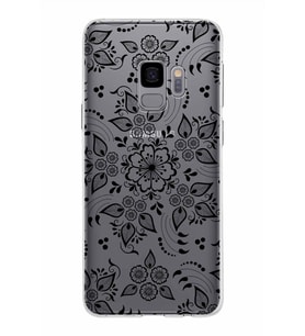 Samsung Galaxy S9 Kapak Nostalji Desen Tasarımlı Şeffaf Silikon Kılıf