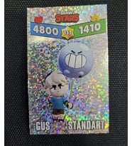 Gus Standart Kağıt Parlak Simli Kart 8x5cm Yeni Seri 1 Adet