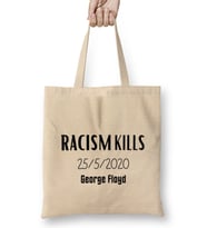 Racism KILLS 25 5 2020 George Floyd Bez Çanta Uzun Saplı