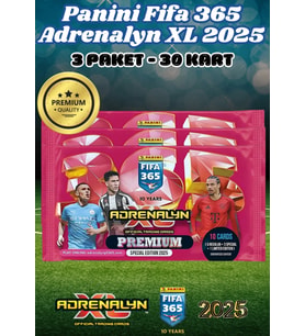 Panini Premium FIFA 365 Adrenalyn XL 2025 Oyuncu Kartı - Premium Futbolcu Kartları - 3 Paket (A.ALTIN)