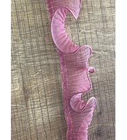 1 METRE 4 CM EN PEMBE FIRFIRLI GİYİM AKSESUAR DİKİŞ AKSESUAR