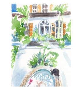 Key West Evi Tablo Ahşap Poster Dekoratif