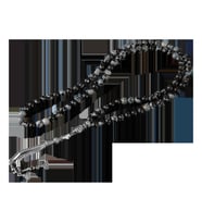 Karlı Obsidyen Doğal Taş Tesbih 99luk - 6mm (Çok Renkli)