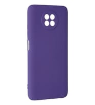 Newface Xiaomi Redmi Note 9 5G Kılıf Nano içi Kadife Silikon - Mor