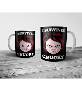 Pixxa I Survived Chucky Child's Play (Çocuk Oyunu) Kupa Bardak Model 1