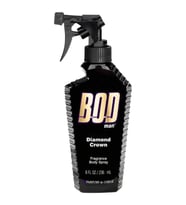 Bodman Diamond Crown Erkek Vücut Spreyi – Lüks ve Sofistike Koku, 236 mL (Siyah)