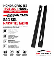HONDA CIVIC İES 1996-2001 MODEL SEDAN UYUMLU MUGEN SAĞ SOL MARŞPİYEL TAKIMI