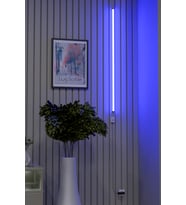 Şerit LED Led köşe abajur ışık Uzaktan Kumandalı 16 Renk 4 animasyon yapışkanlı APLNEWBL