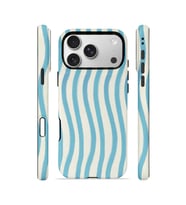 iPhone 17 Pro Vorian Çift Katmanlı Kılıf Aqua Wave Riviera