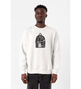The Last Of Us Ellie's Backpack Beyaz Erkek 2ip Sweatshirt