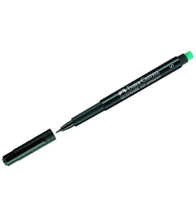 Faber Castell 1523 Permanent Kalem - Asetat Kalemi S Siyah - 3 adet