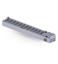 Iceinox Set Üstü Saladbar Pleksi Kapak GN 1/4-150: 12 Adet (Gri)