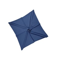 Mısırlı Eşarpları Medine Ipeği Büyük Boy Eşarp 140x140 Cm (İndigo)