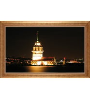 ALTIN ÇERÇEVELİ PASPARTULU TABLO CR530