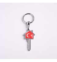 TÜRK BAYRAĞI TEMALI ANAHTAR TASARIMLI ANAHTARLIK-ANAH669