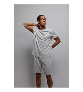 Defacto Sporcu Gri Erkek T-Shirt F7588AX/GR184