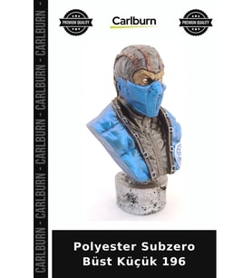 Polyester Subzero Büst Küçük 196 Masaüstü Süsü Modern Biblo Özgün Tasarım