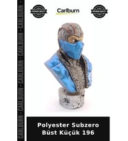 Polyester Subzero Büst Küçük 196 Masaüstü Süsü Modern Biblo Özgün Tasarım