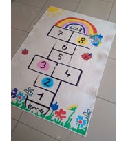 EVALİFE EMBOS 8189 SEKSEK KAYMAZ ÇOCUK HALISI 120X180 CM