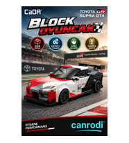 C55041W CADA TOYOTA GR SUPRA GT4 324 PARÇA BLOCK OYUNCAK