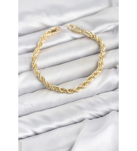 CM Burgu Model Gold Renk Pirinç Kadın Bileklik