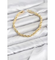 CM Burgu Model Gold Renk Pirinç Kadın Bileklik