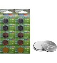 Lexroo 10 x CR2430 DL2430 3V Lityum Düğme Pil, Uzun Raf Ömrü