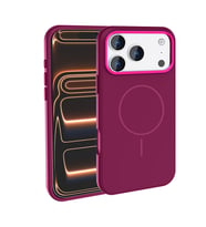 iPhone 18 Pro Max Kılıf M-Safe Şarj Özellikli Metal Kamera Çerçeveli Edi Silikon Kılıf
