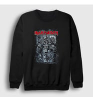 Presmono Unisex Siyah Mummy V2 Iron Maiden Sweatshirt 408328tt