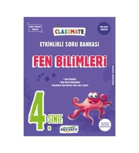 Okyanus Yayınları 4. Sınıf Classmate Fen Bilimleri Etkinlikli Soru Bankası