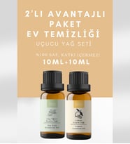 Boco 2'li Difuzer Karışımı Yüzey Temizleme Çay Ağacı & Limon Uçucu Yağı %100 Saf Uçucu Yağı