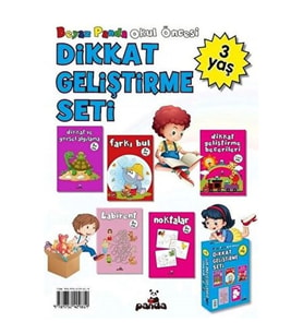 Okul Öncesi 3 Yaş Dikkat Geliştirme Seti (5 Kitap)