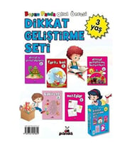 Okul Öncesi 3 Yaş Dikkat Geliştirme Seti (5 Kitap)