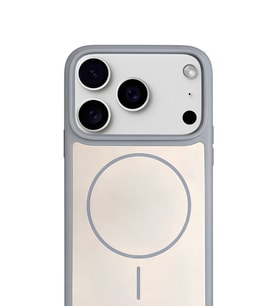 iPhone 17 Pro Max MagSafe Destekli Premium Soft Silikon Kılıf Gri