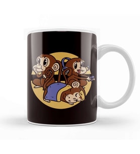 See Speak Hear No Evil Emoticon Japan Monkeys Japanese Art Kupa Bardak Porselen