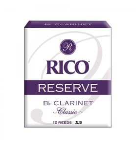 D'Addario RCT1025 Reserve Classic Bb Klarnet Kamışı No: 2.5 (Orta Seviye/Eğitim) - 10'lu Paket  Öğrenciler İçin Yüksek Kalite ve Kararlı Ses Üretimi