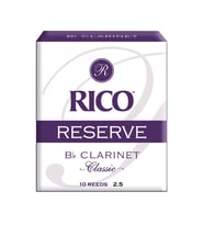 D'Addario RCT1025 Reserve Classic Bb Klarnet Kamışı No: 2.5 (Orta Seviye/Eğitim) - 10'lu Paket  Öğrenciler İçin Yüksek Kalite ve Kararlı Ses Üretimi