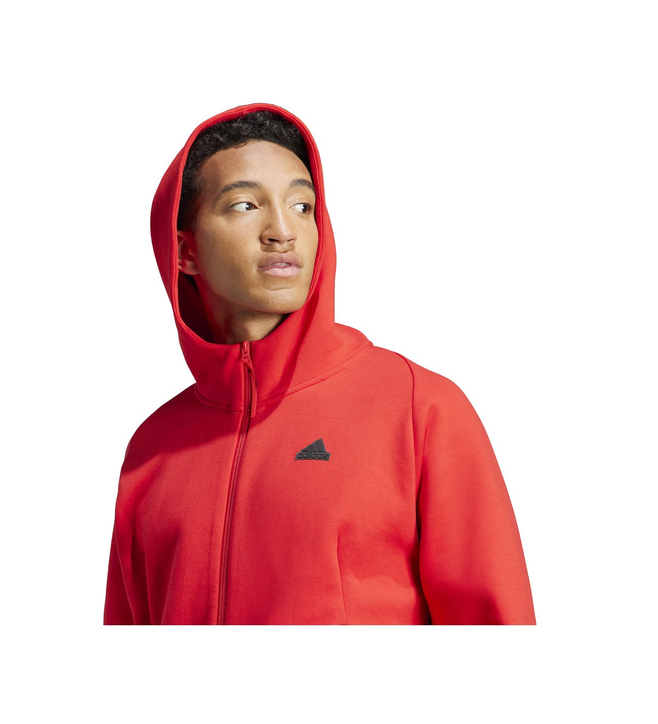 adidas M Z.N.E. Pr Fz Erkek Günlük Ceket IN5088 Kırmızı