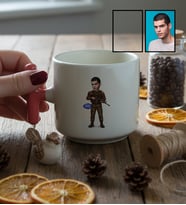 Kişiye Özel Karikatürlü Asker T Kupa 30 Ağustos Zafer Bayramı Hediyesi