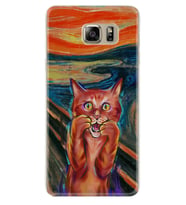 Samsung S7 Edge S20 Fe Plus Ultra S21 S22 Kılıf Boyun Askılı Silikon Tablo Cat 1788