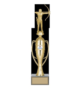 ODAK KUPA - Figürlü Kupalar - Okçu Figürlü Kupalar FG-025 A - 38 cm
