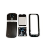 Nokia N5000 Kapak Nokia N5000 uyumlu Siyah Kapak ön Kapak Arka Kapak Tuş Takımı