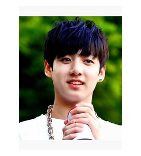 Sevimli Jungkook Boy Tablo Ahşap Poster Dekoratif Kod2553