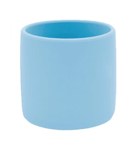 Oioi Silikon Mini Bardak Mineral Blue